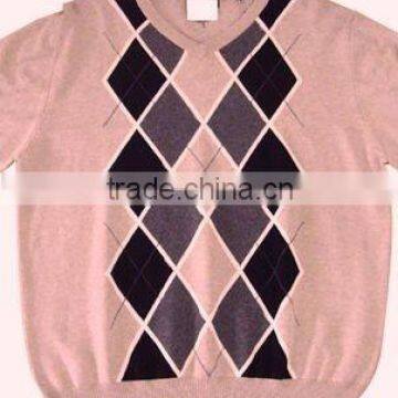 Mens argyle pullover