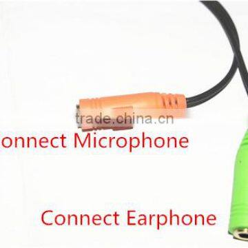 Top Grade Cabletolink Gold 3.5mm Headphone Splitter Jack Male to 2 Dual Female Cable photo-3