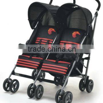 2015 Europe Hot sale Double seat/Twins Pushchair Baby Stroller