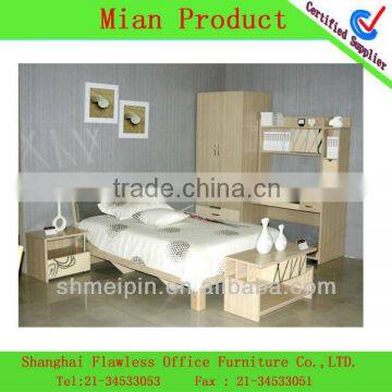 bedroom furniture with bookcase bed and desk furniture sales in supermarket in shanghai 2013