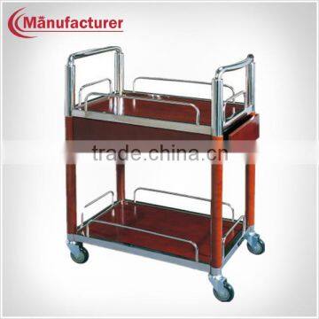 Restaurant food serving trolley, buffet cart trolley ,hotpot delivery cart for sale