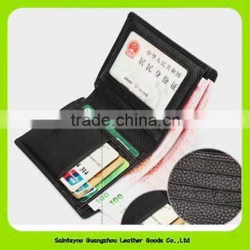 16023 Custom Braned Highly Real Leather Gift Set Wallet Belt Card Holder photo-4