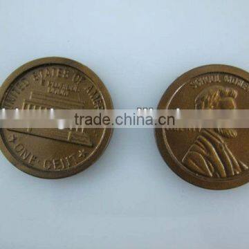 embossed ABS plastic token,plastic souvenior coin