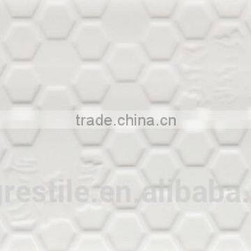 hexagon pattern polished glazed ceramics wall tiles (PMW390030)