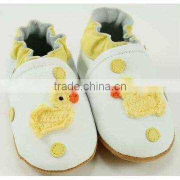 Soft leather baby shoes