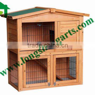 Small Animal House Pet Cage Wooden Rabbit Hutch photo-2