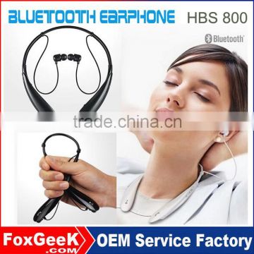 2015 New Products mobile phone earphone HBS800 MP3 earphone in cheap earphone price