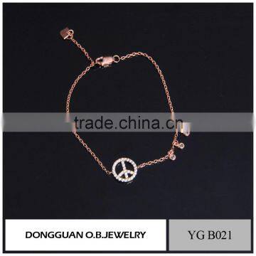 925 sterling silver charm bracelet new designs fashion zircon baby bracelet