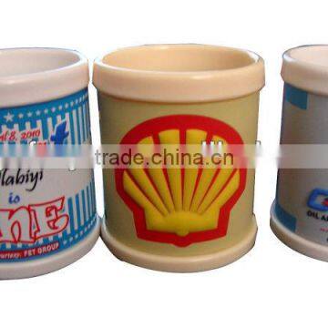 3d plastic cup soft pvc mug