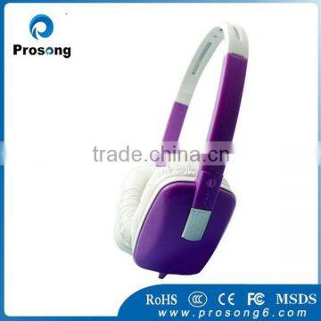 Hot selling Colorful 2015 Purple MP3 Style Headphone