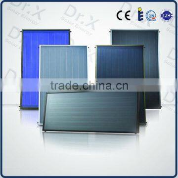 flat plate hot water heating solar collector system