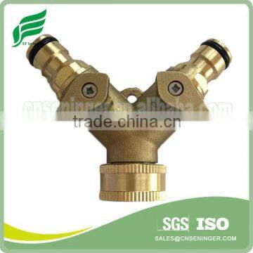 3/4" Brass Y-Switch coupling with swivel