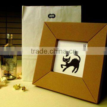 Bespoke recycled paper a4 letter size photo frame with wholesale price