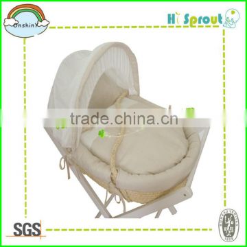 Solid Color Soft and Comfortable Moses Basket Set for Bebes