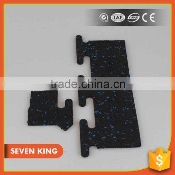 Qingdao 7king Good Quality Anti Slip and Anti Fatigue Interlock Treadmill Usage Rubber Tile photo-4