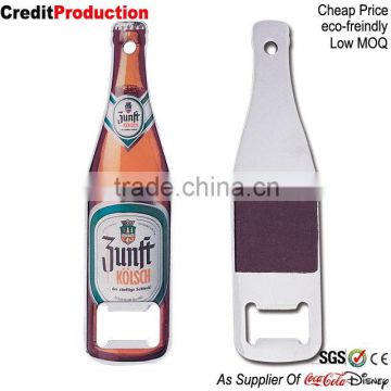 HOT SELL custom made digital printed bottle opener with magnet