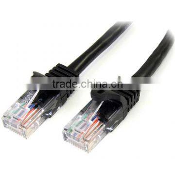 StarTech.com 6 ft Black Snagless Cat 5e UTP Patch Cable