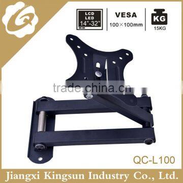 Adjustable Universal Articulating Tilt Swivel Plasma Sliding Arm Black Full Motion Steel LCD LED Flat TV Wall Mount photo-6