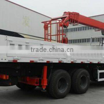 18 ton truck mounted crane SQ18S5 on sale 450 Kn.m at 2.5 m crane truck high quality truck crane