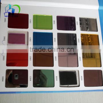 two way mirror grey brown golden plastic PMMA mirror from China Factory