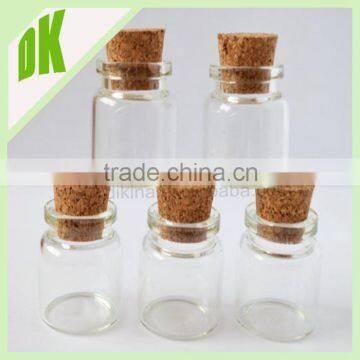 %%%Mini glass bottles with corks 18x40mm (Size of glass itself, does not include the cork.) wholesale mini perfume glass bottle