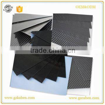 carbon fiber plate sheet 3k twill weave for rc helicopter quadcopter multicopter spare parts or bottom frame