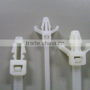 Wire Management UL Approved Nylon 66 Push Mount Cable Tie