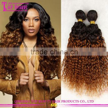 100% human ombre hair braiding hair 7a grade shedding free 24 inch human braiding hair