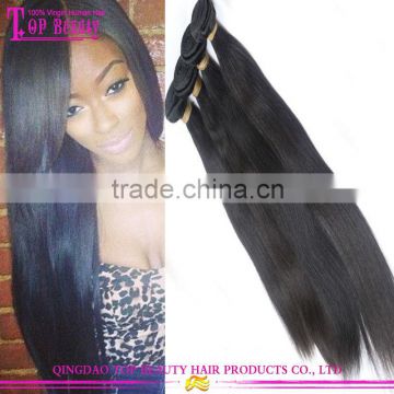 Popular Natural Straight Human Hair Weaving Large Stock Accept Dropship