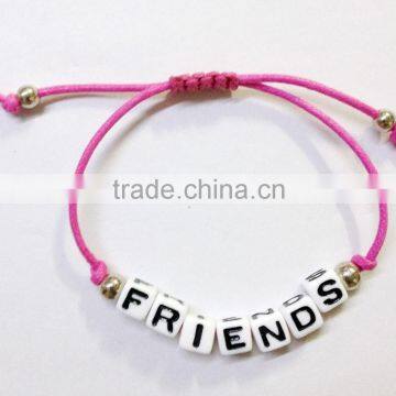 New products 2015 innovative letter bead bracelet from china wholesale