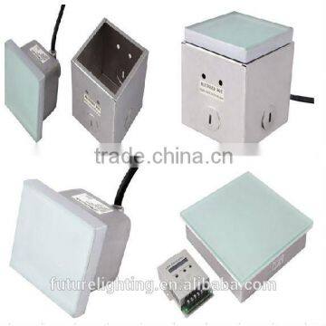 2016 Hot Sale Shenzhen Supplier3 Years Warranty 200*200 Waterproof IP67 Outdoor WW/CW Led Stone Light Led Floor Tile Light photo-3