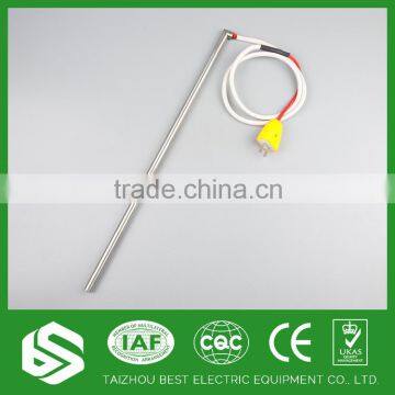 Electric 48v industrial cartridge heater with thermocouple for packing machinery