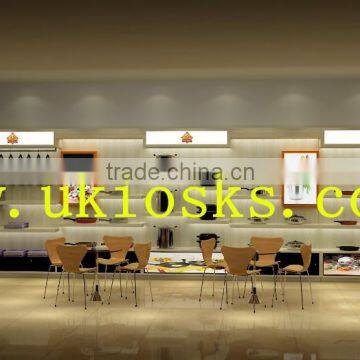 Towel display&pans display&kitchen ware exhibition booth