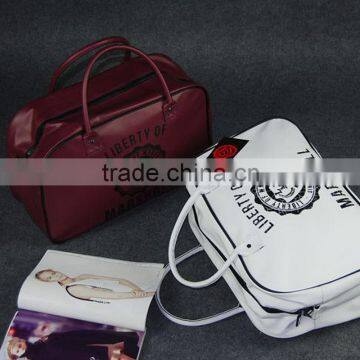 Hot selling clear vinyl travel cosmetic bag with low price