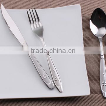 2016Luxury Designed High Quality flatware set cutlery stainless steel/set of cutlery set