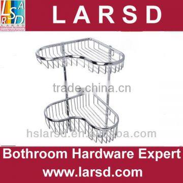 Stainless steel chrome plated bathroom rack