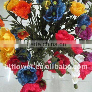 artificial poppy flower YL030F