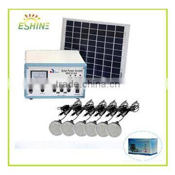 10W Solar Power System solar lighting system mini solar generator