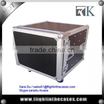 High Quality Drawer Road Box Flight Case with 4 Drawers, 1x4U, 2x3U, 1x2U high