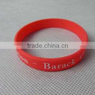 Printed logo for promotion Silicon Wristbands