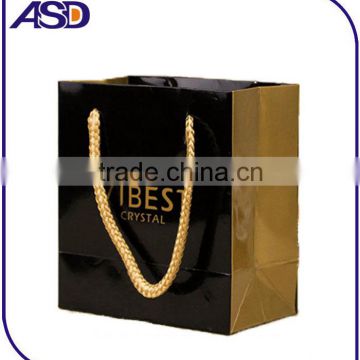 Customized UV foil Shopping Paper Bag &Paper gift Bag&recycle Jewelry Package handbag