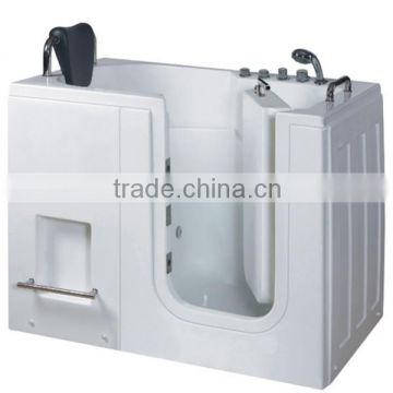 rectangular handicapped walk in bathtub for elderly