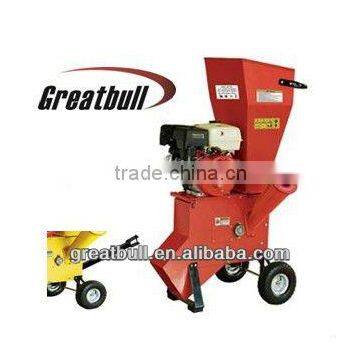 6.5hp gasoline industrial tractor wood cutting machine chipper shredder