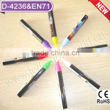 2014 new wet erase marker pen with chalk ink -the perfect dustless marker for glass, whiteboards,chalkboards