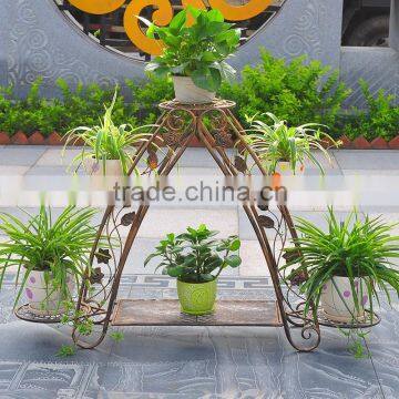 Metal plant holder Wrought Iron Plant Stands, flower holder for home &garden(XY1701)