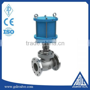 Stainless steel 304 316 316L pneumatic globe valve with low price