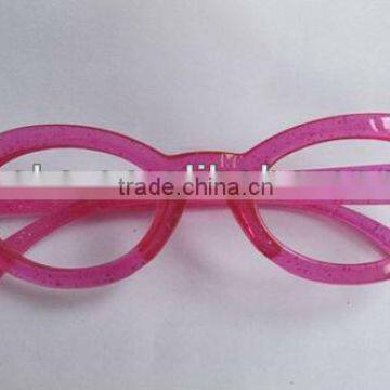 Plastic mesh novelty glasses