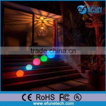 plastic led color wireless led ball light,dmx luminous outdoor christmas lighting