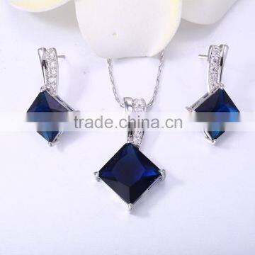 Classical dark blue jewelry set,wedding jewelry sets