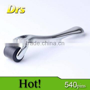 540 Microneedle 1.0 mm Derma Roller Dermaroller Micro Needle Therapy Skin Golden Handle photo-5